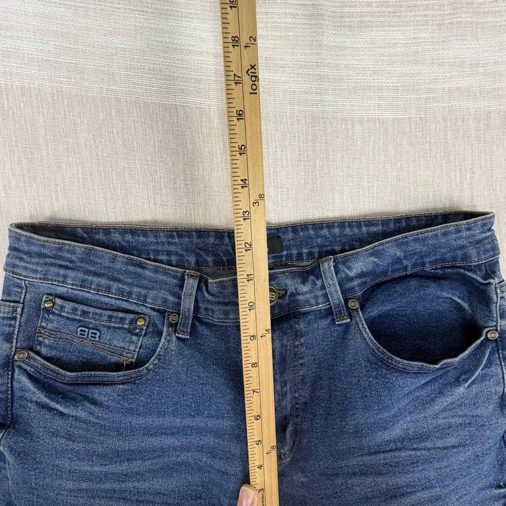 Benjamin Black Slim Fit‎ Men's Jeans Sz 36x32 Stretch Streetwear Urban Denim